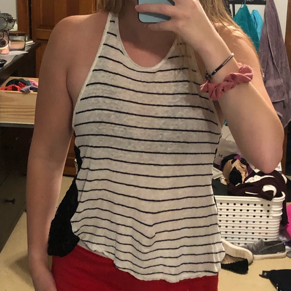 Urban Outfitters BGD Black and White Tank Top